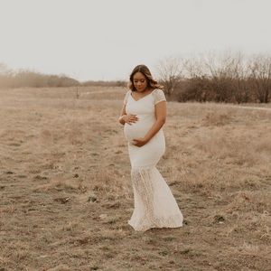 Ivory Maternity Dress
